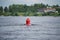 Red buoy Beacon River Floating sign 28