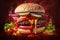 Red Burger Explosion, Generative AI