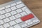 Red Button on modern Keyboard