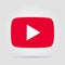 Red button video player media You Tube