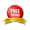 Red button with words `Free Demo - Try It Today`