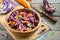 Red Cabbage Coleslaw Salad