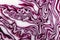 Red cabbage macro background. Texture of the cut cabbage.