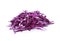 Red cabbage over white background