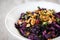 Red cabbage or red with walnuts, raisins and herbs
