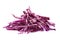 Red cabbage slice heap