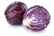 Red cabbage sliced fresh vegetable isolated