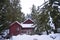 Red Cabin in Mount Baldy