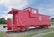 Red Caboose Train on display