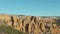 Red Canyon Hoodoos on Winter Day. Dixie National Forest. Utah, USA. Aerial View