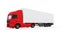 Red Cargo Delivery Truck