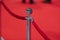 Red carpet barrier rope. VIP private entrance