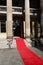 Red carpet, celebrity hotel or theater entrance