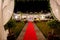 red carpet leading straight to the banquet hall