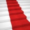 Red carpet stair