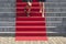 Red carpet staircase