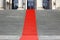 Red carpet stairs