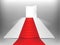 Red carpet and white staircase