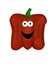 Red Cartoon Bell Pepper