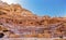 Red Carved Amphitheater Theater Siq Petra Jordan