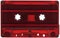 Red cassette tape