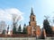 Red catholic church, Lithuania