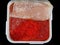 Red caviar background. Salmon roe texture.