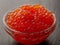 red caviar glass bowl; magnesium; iron; phosphorus; iodine; A and E; Vitamin D; high value protein