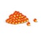 A red caviar realistic vector illustration. Seafood product