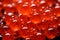 Red caviar texture. Generative AI