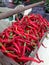 Red Cayenne Peppers farmers market