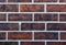 Red and charcoal Brick Pattern