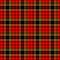 Red check diamond tartan scot plaid fabric material seamless pattern texture background