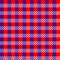 Red check fabric