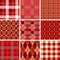 Red check pattern