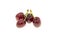 Red cherry on white background insulated