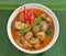 Red chicken curry : Delicious and famous Thailand food