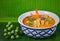Red chicken curry : Delicious and famous Thailand food
