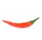 Red chili or chilli cayenne pepper isolated