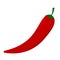 Red Chili Icon pepper clipart vegetable vector illustration