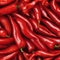 The red chili, with its vibrant hue and fiery flavor, beautiful red chili background