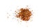 Red Chilli Pepper Flakes with Seeds Isolated