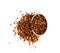 Red Chilli Pepper Flakes with Seeds Isolated