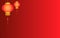 Red chinese lantern background