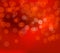 Red christmas blurry background. Winter red bokeh vector card wallpaper illustration. New year red lights poster