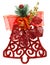 Red Christmas decoration bell