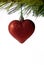 Red Christmas heart