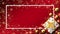 Red Christmas luxury background