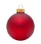 Red christmas ornament
