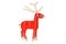 Red Christmas reindeer